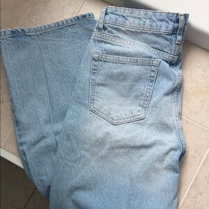 Zara full length high waisted jeans